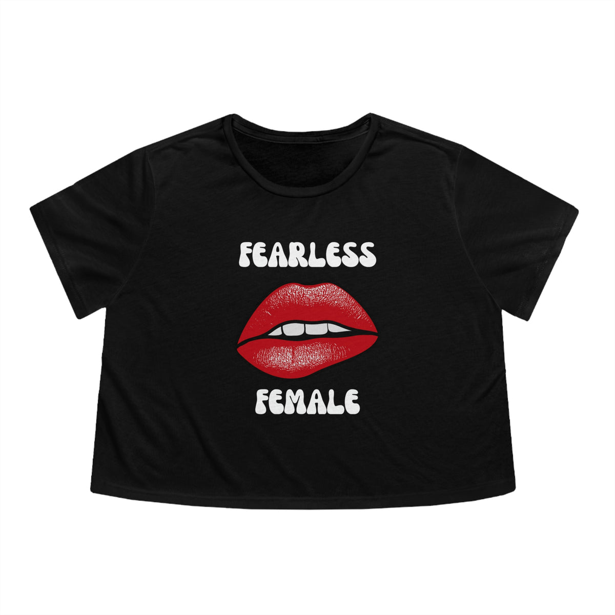 Fearless Female Womens Crop Tee