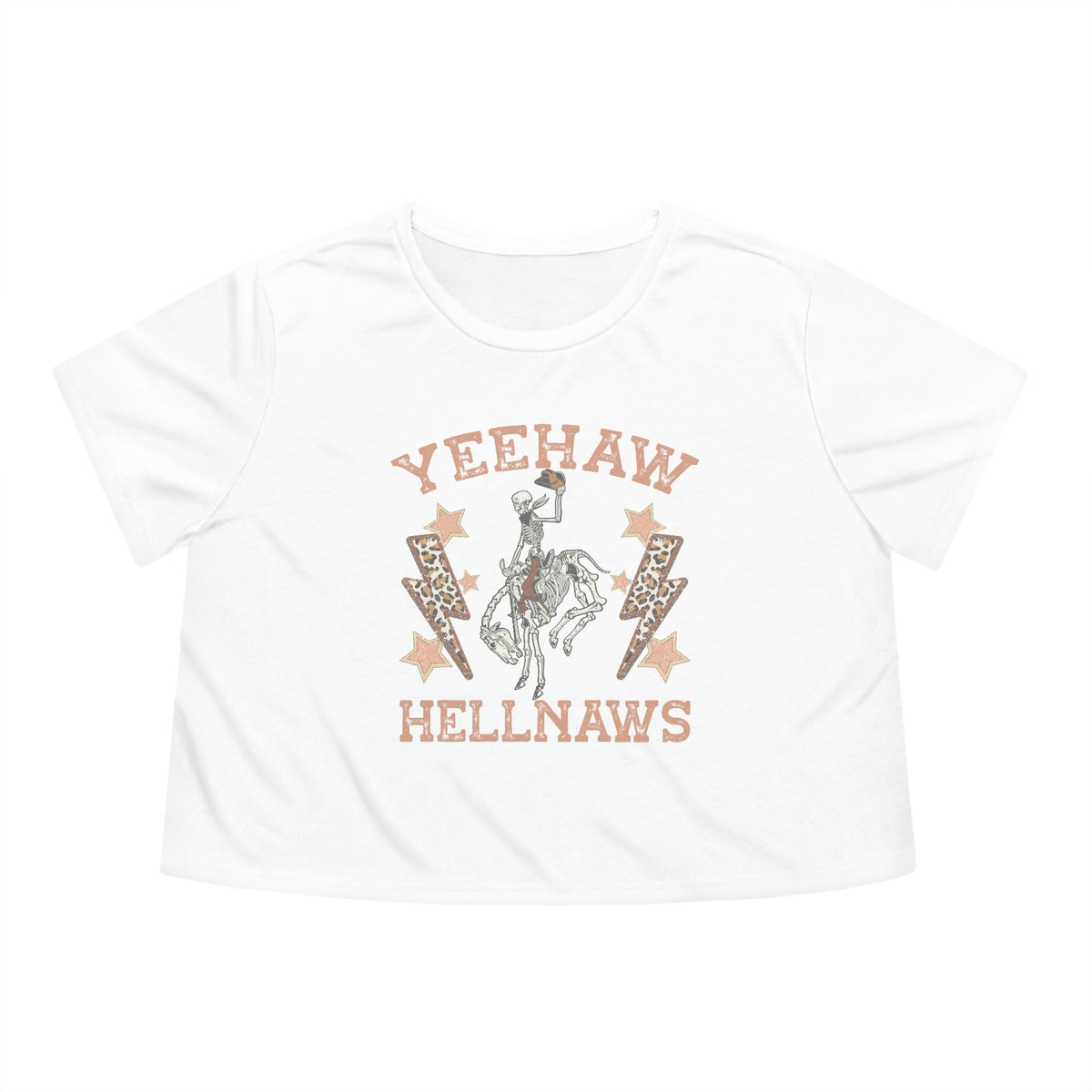 Yeehaw Hellnaws Womens Crop Tee