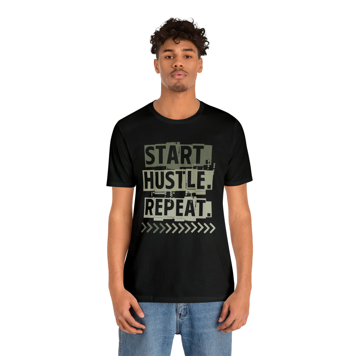 Start Hustle Repeat Mens Tee