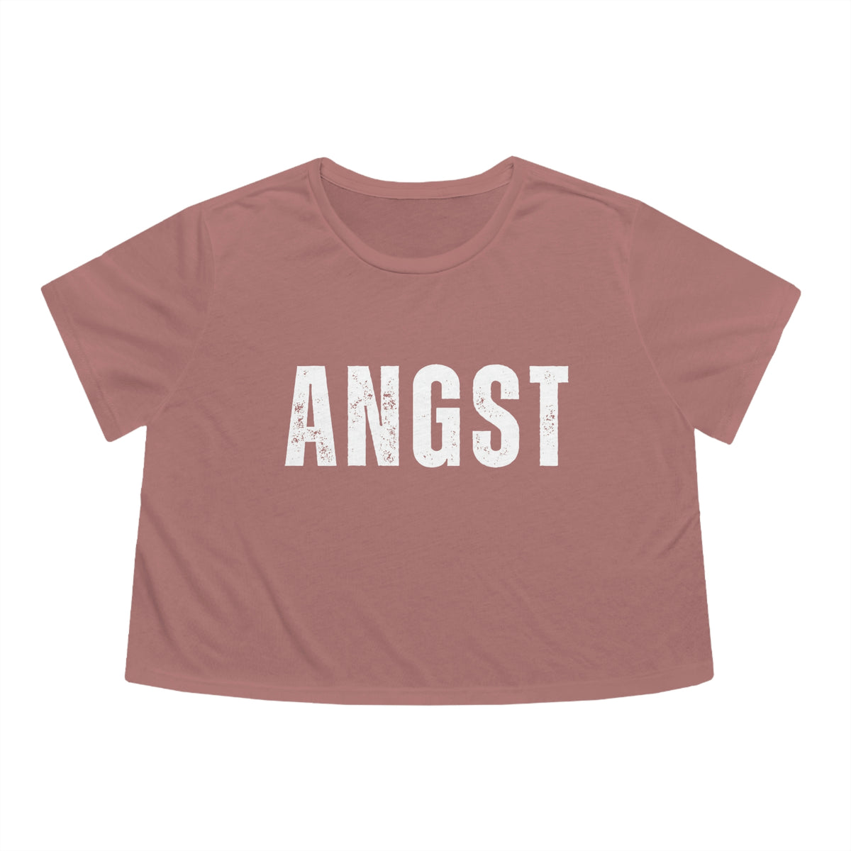 Angst Womens Crop Tee