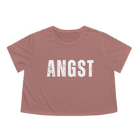 Angst Womens Crop Tee