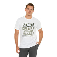 Start Hustle Repeat Mens Tee