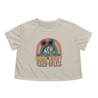 Bloomin' Genius Womens Crop Tee