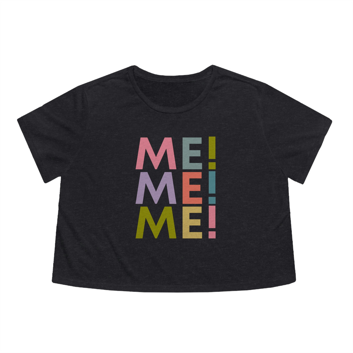 Me Me Me Womens Crop Tee