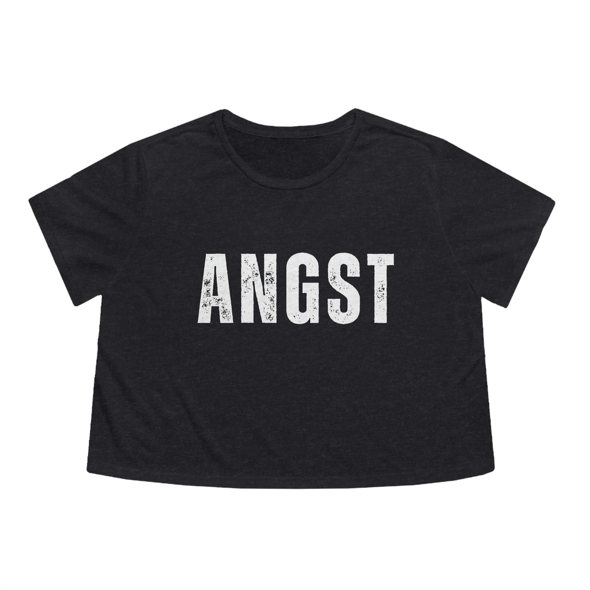 Angst Womens Crop Tee