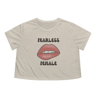 Fearless Female Womens Crop Tee