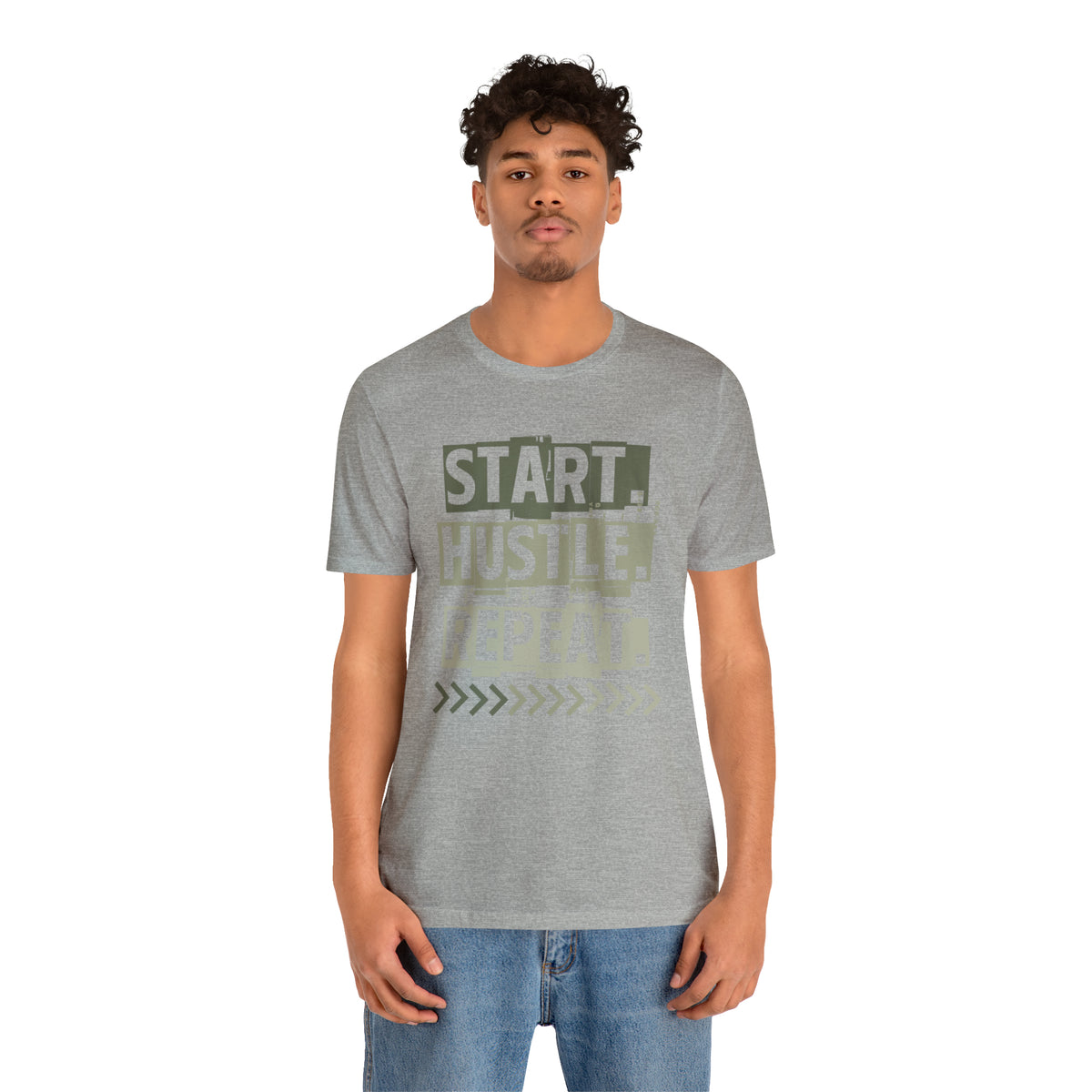 Start Hustle Repeat Mens Tee