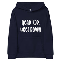 Head Up Heel Down Kids Hoodie