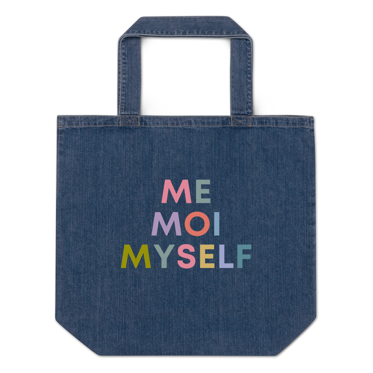 Me Moi Myself Denim Tote