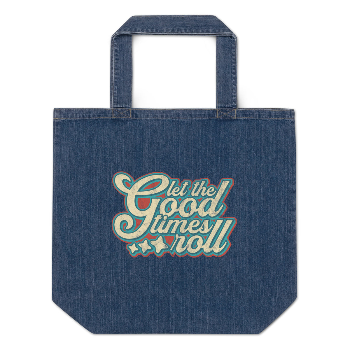 Let The Good Times Roll Denim Tote