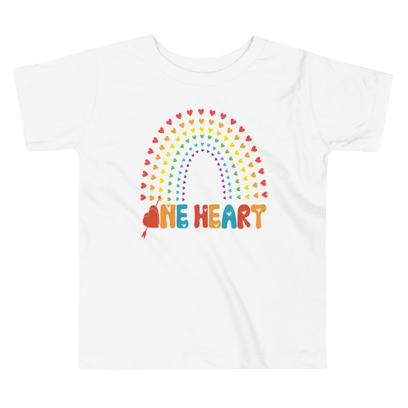 One Heart Toddler Tee