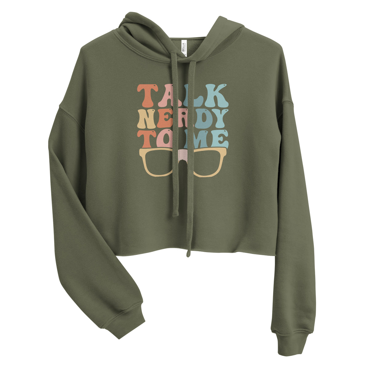 Talk Nerdy To Me lll Crop Hoodie