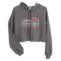 I'd Rather Be Gaming l Crop Hoodie