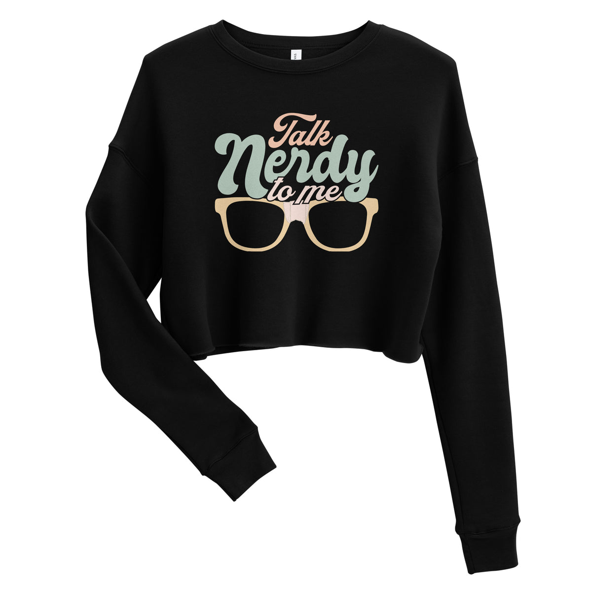 Talk Nerdy To Me l Crop Sweatshirt