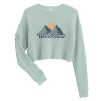 Wanderlust Crop Sweatshirt