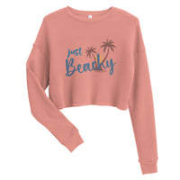 Just Beachy Crop Sweatshirt