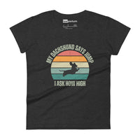 Dachshund Jump Womens Tee